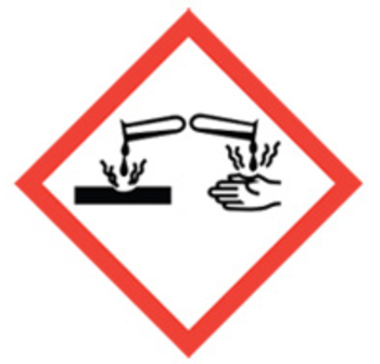 50x50 GHS05 Corrosion - Dangerous Goods Labels