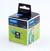 Dymo suspension file labels white paper - 12x50 mm