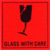 Glass With Care - Dangerous goods labels