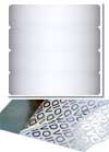 Silver VOID Tamper evident labels 60x15mm 