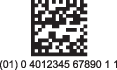 2D Code with Human Readable