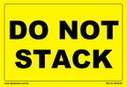 Fluorescent Handling Label – Do Not Stack |  Freight Labels