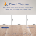 100mm x 150mm Direct Thermal Labels