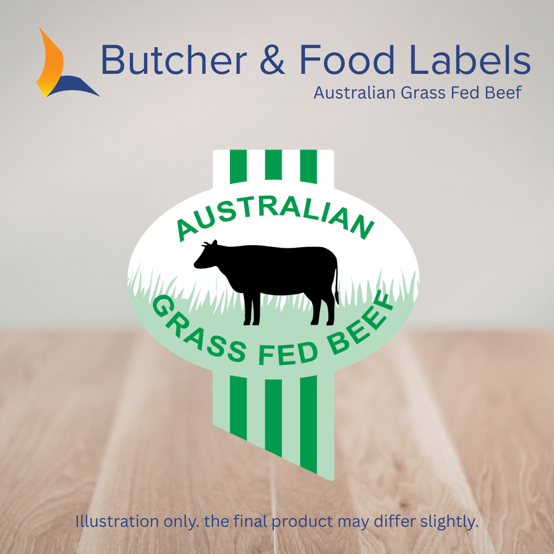 Australian Grass Fed Beef Labels