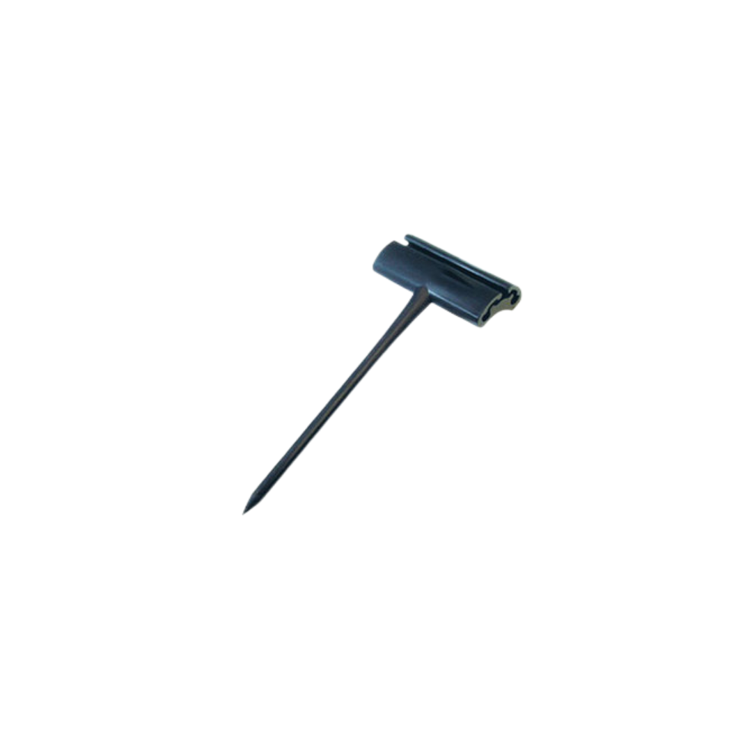 Black Nylon Ticket Pin 65mm (Pack of 10)