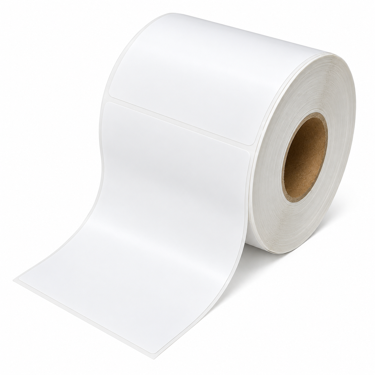 100mm x 150mm Direct Thermal Shipping Labels – White Perforated
