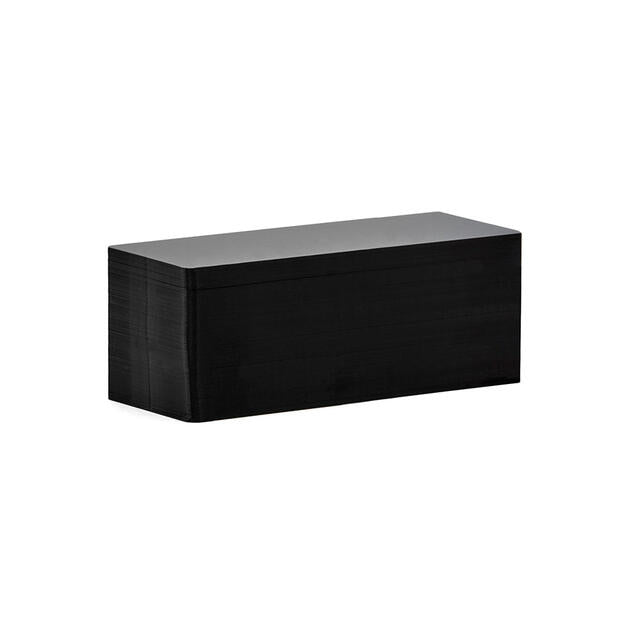 PVC Blank Matt Black - Long Cards (50mmx120mm) - 500/Pack