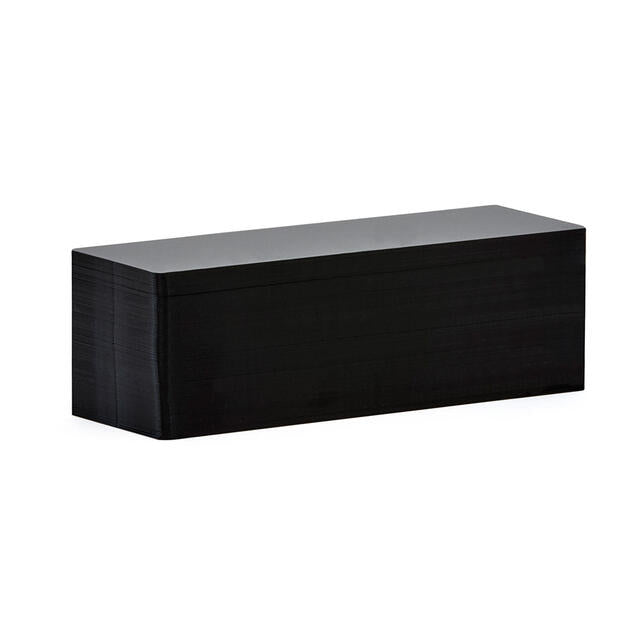 PVC Blank Matt Black - Long Cards (50mmx150mm) - 100/Pack