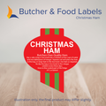 Christmas Ham Labels