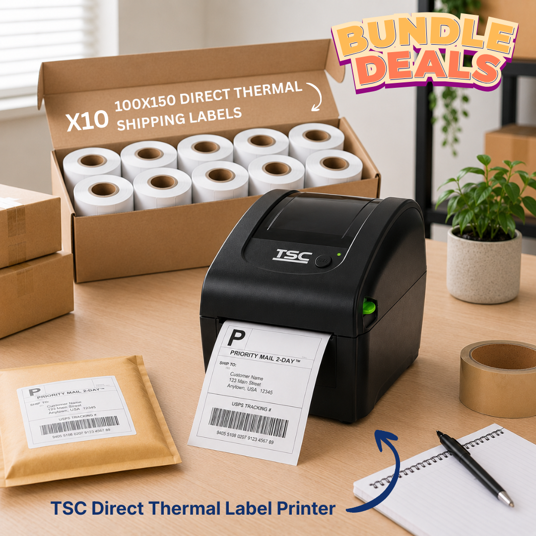 TSC Thermal Printer & Shipping Labels Starter Kit