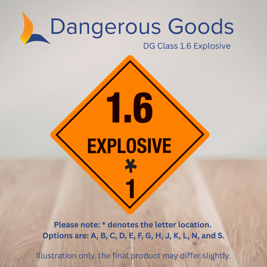 DG Class 1.6 Explosive