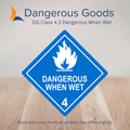 DG Class 4.3 Dangerous When Wet