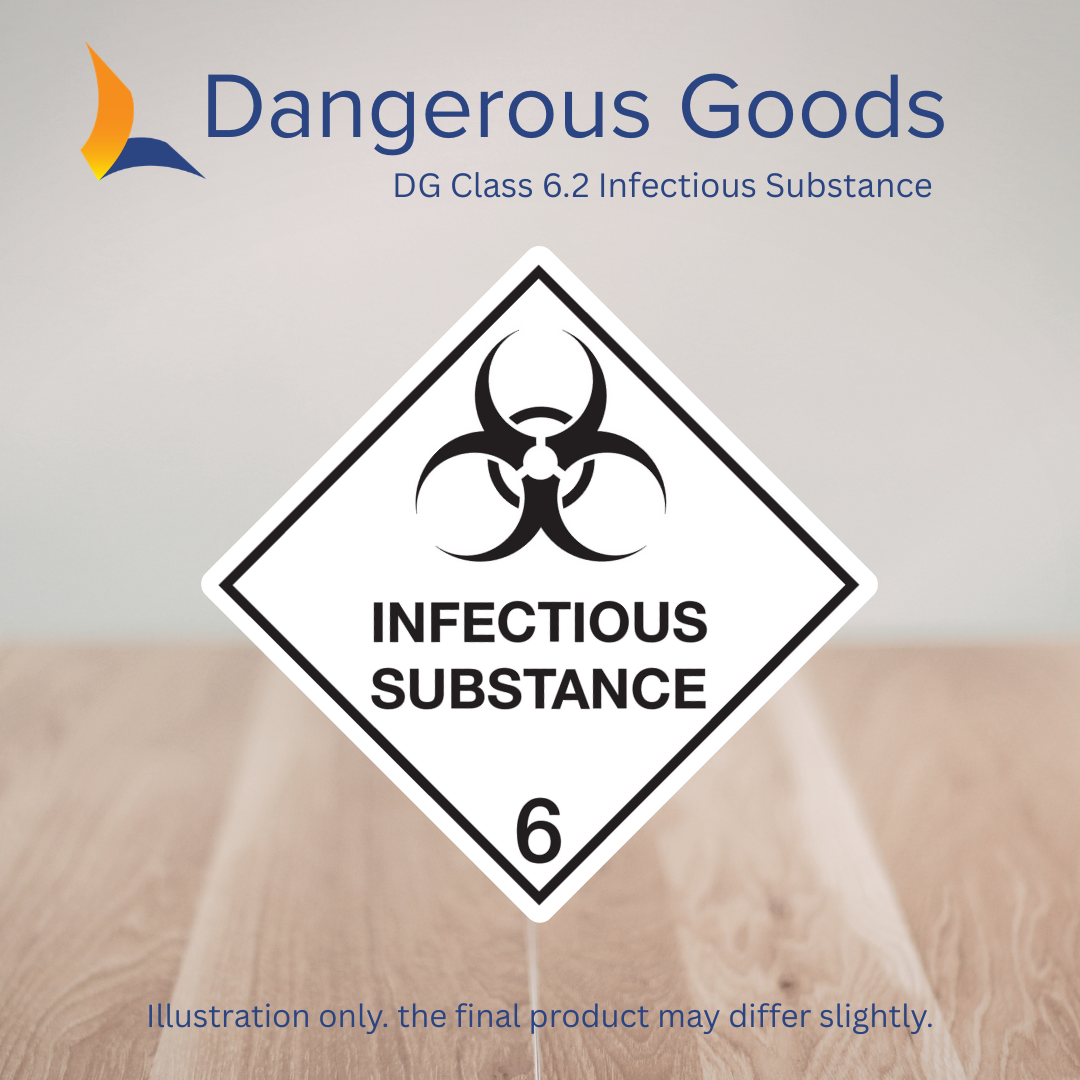 Class 6.2 Infectious Substance Dangerous Goods Labels | Label Power ...