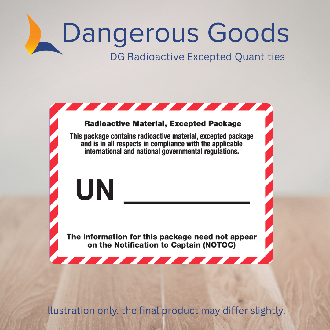 DG Radioactive Excepted Quantities
