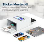 Gegekoko DHP710 Sticker Master H1 All-in-One Sticker Printer & Cutter