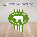 Grain Fed Beef Labels