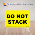 Fluorescent Handling Label – Do Not Stack |  Freight Labels