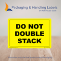 150mm x 100mm Do Not Double Stack Labels – 500 Per Roll (Multiple Colours)