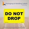 150mm x 100mm Do Not Drop Labels – 500 Per Roll (Multiple Colours)