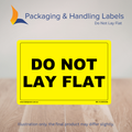150mm x 100mm Do Not Lay Flat Labels – 500 Per Roll (Multiple Colours)