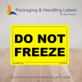 150mm x 100mm Do Not Freeze Labels – 500 Per Roll (Multiple Colours)