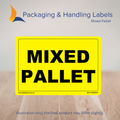 150mm x 100mm Mixed Pallet Labels – 500 Per Roll (Multiple Colours)