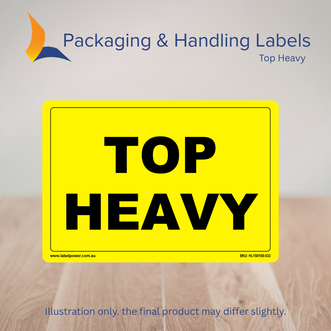 150mm x 100mm Top Heavy Labels – 500 Per Roll (Multiple Colours)