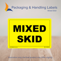 150mm x 100mm Mixed Skid Labels – 500 Per Roll (Multiple Colours)