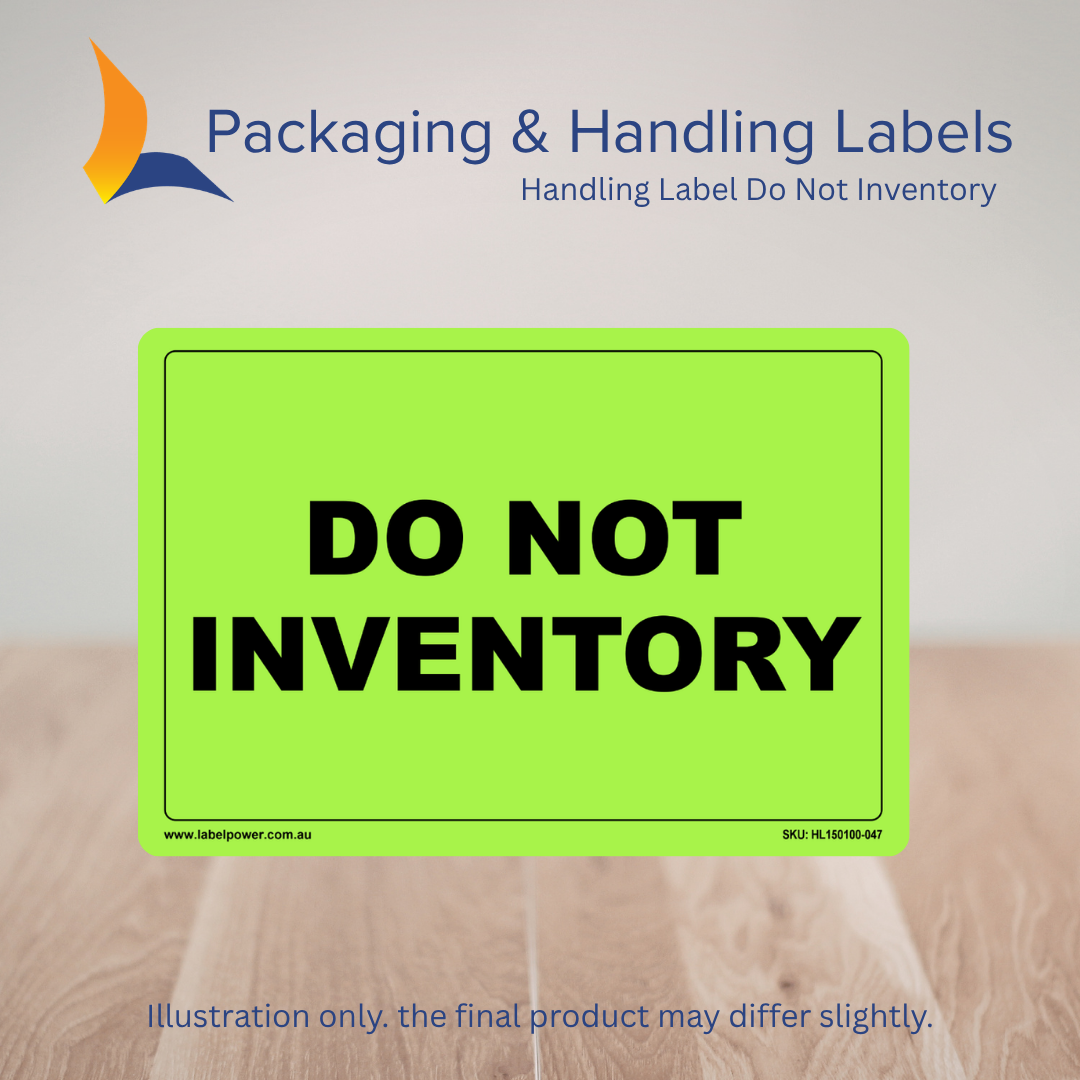 150mm x 100mm Do Not Inventory Labels – 500 Per Roll (Multiple Colours)