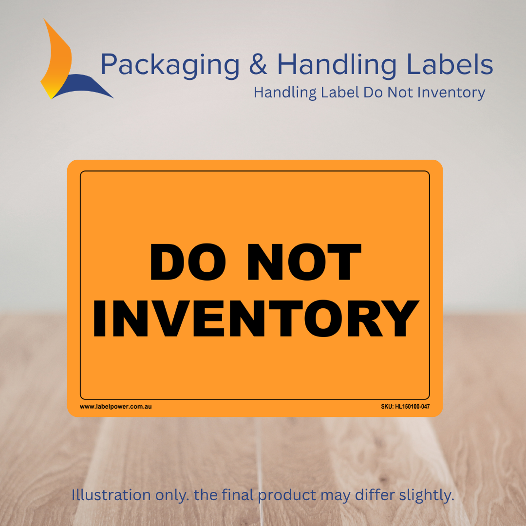 150mm x 100mm Do Not Inventory Labels – 500 Per Roll (Multiple Colours)