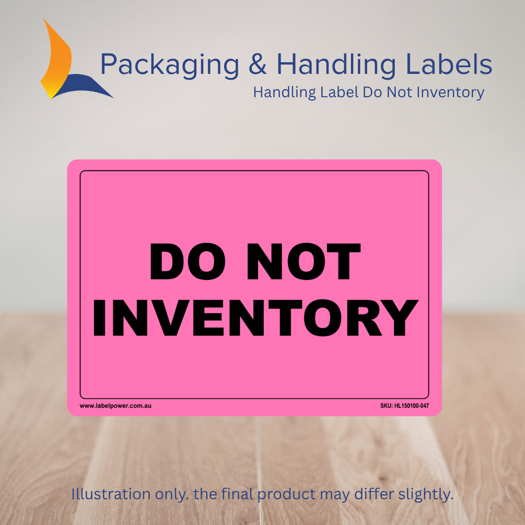 150mm x 100mm Do Not Inventory Labels – 500 Per Roll (Multiple Colours)