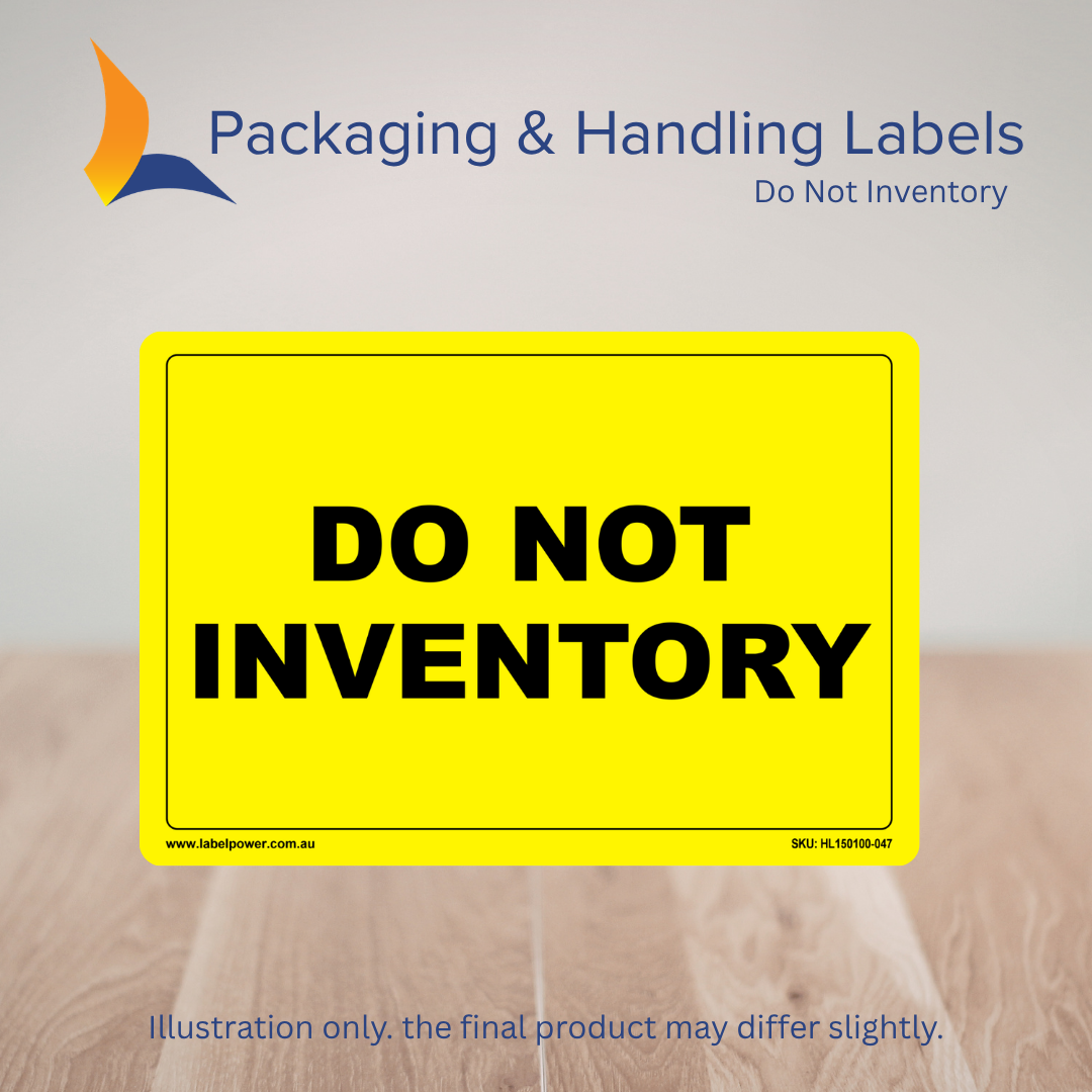 150mm x 100mm Do Not Inventory Labels – 500 Per Roll (Multiple Colours)