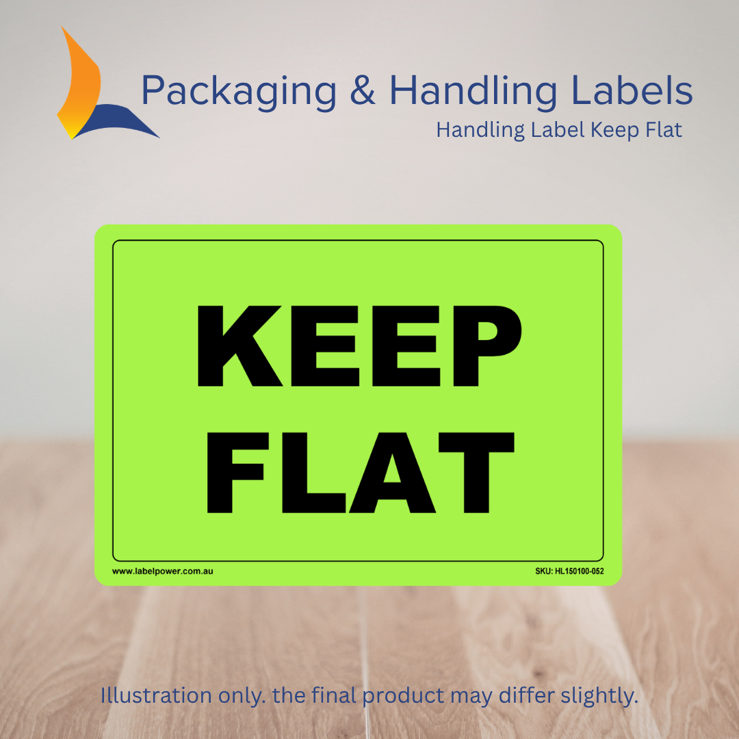 150mm x 100mm Keep Flat Labels – 500 Per Roll (Multiple Colours)