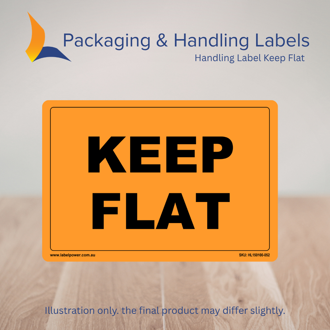 150mm x 100mm Keep Flat Labels – 500 Per Roll (Multiple Colours)