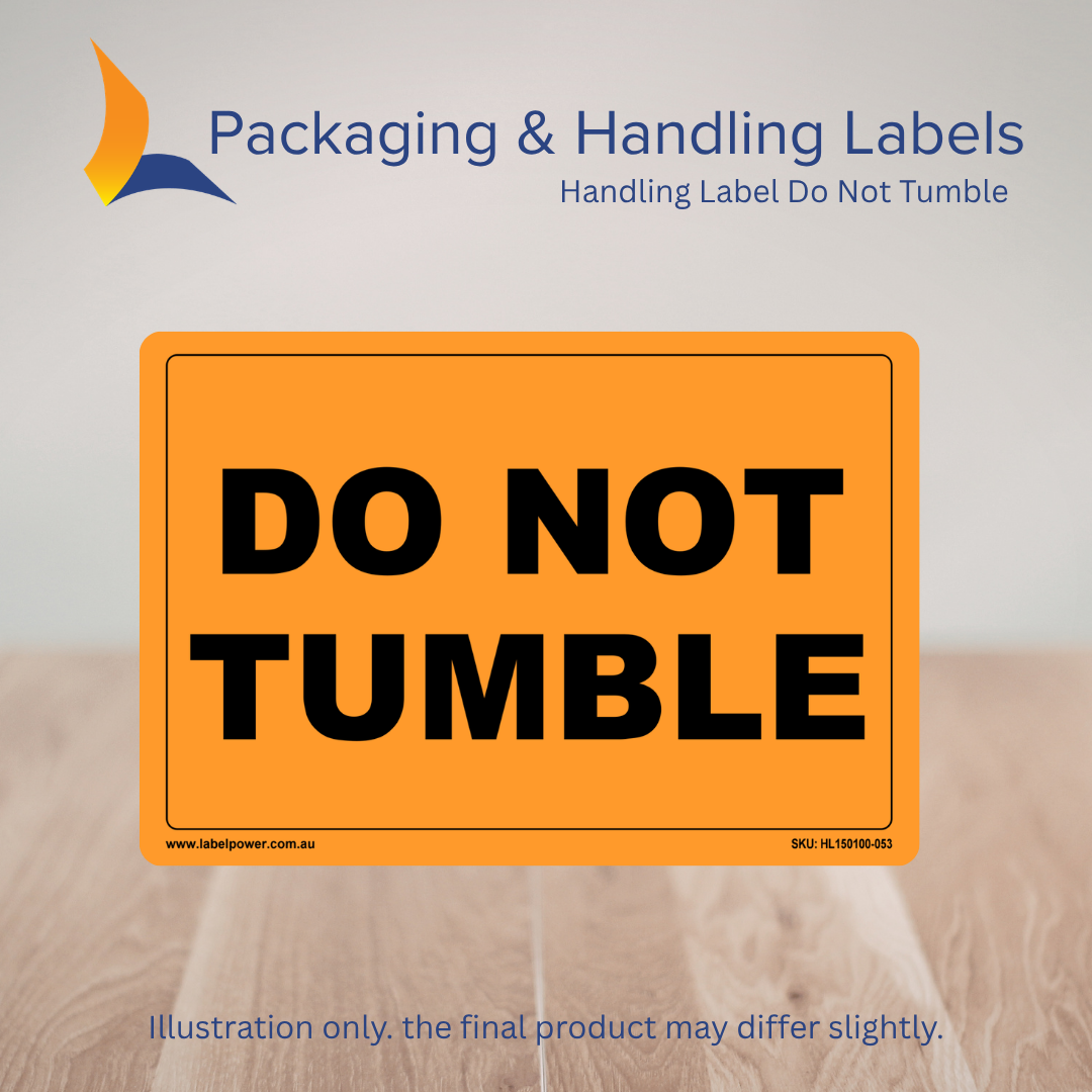 150mm x 100mm Do Not Tumble Labels – 500 Per Roll (Multiple Colours)
