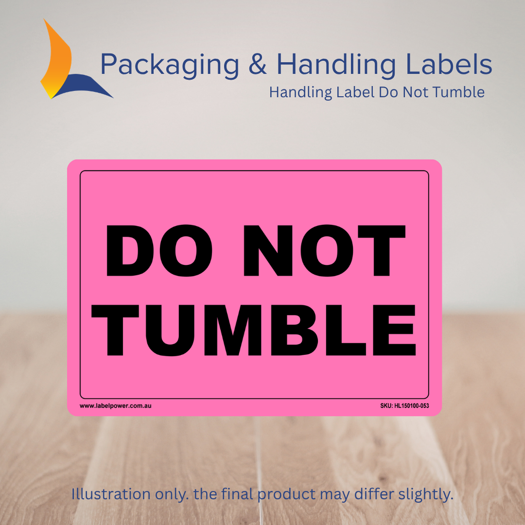 150mm x 100mm Do Not Tumble Labels – 500 Per Roll (Multiple Colours)
