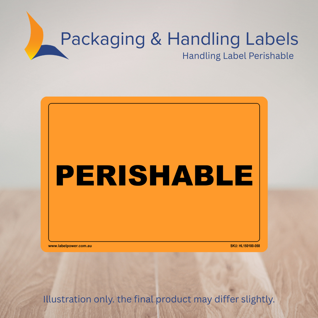 150mm x 100mm Perishable Labels – 500 Per Roll (Multiple Colours)