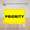 150mm x 100mm Priority Labels – 500 Per Roll (Multiple Colours)