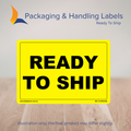 150mm x 100mm Ready To Ship Labels – 500 Per Roll (Multiple Colours)