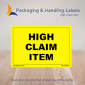 150mm x 100mm High Claim Item Labels – 500 Per Roll (Multiple Colours)