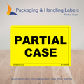 150mm x 100mm Partial Case Labels – 500 Per Roll (Multiple Colours)