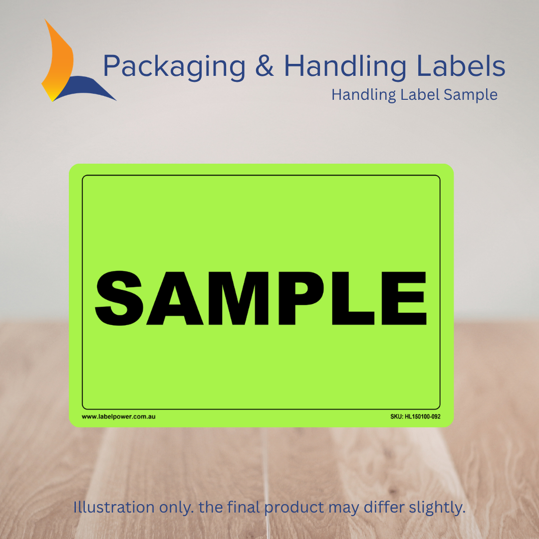 150mm x 100mm Sample Labels – 500 Per Roll (Multiple Colours)