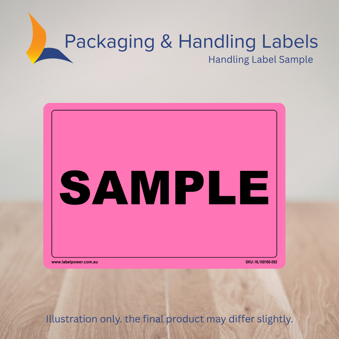 150mm x 100mm Sample Labels – 500 Per Roll (Multiple Colours)