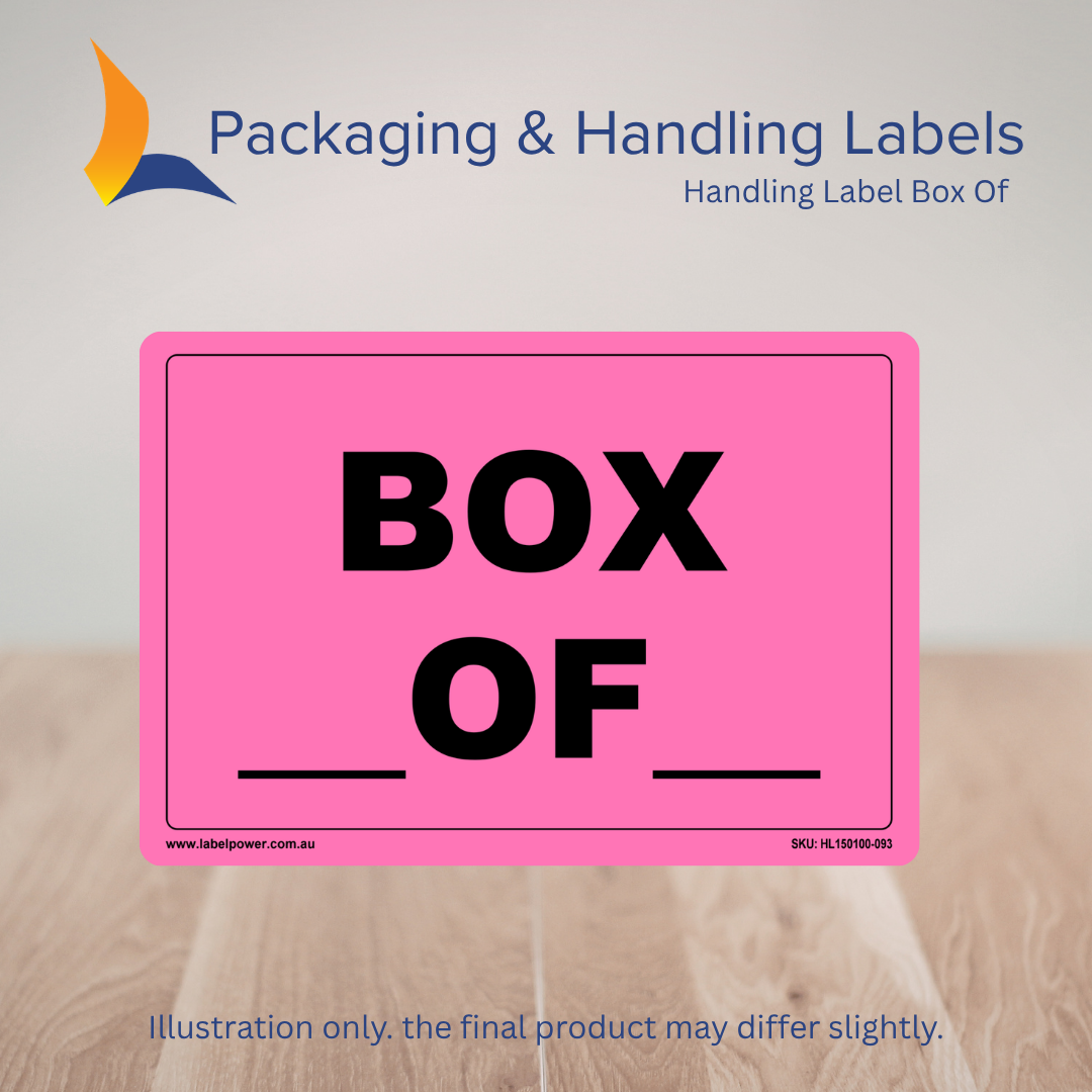 150mm x 100mm Box Of Labels – 500 Per Roll (Multiple Colours)