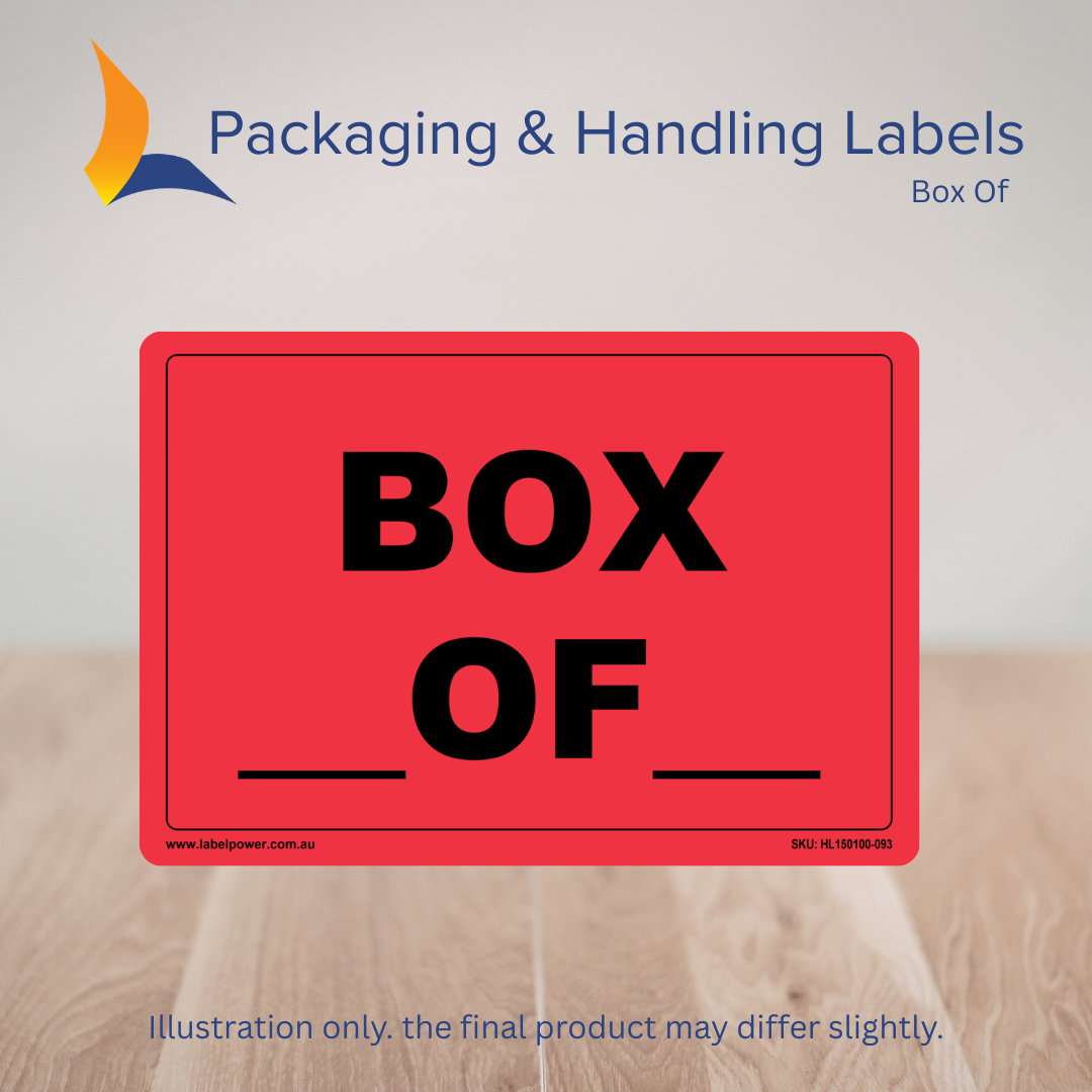 150mm x 100mm Box Of Labels – 500 Per Roll (Multiple Colours)