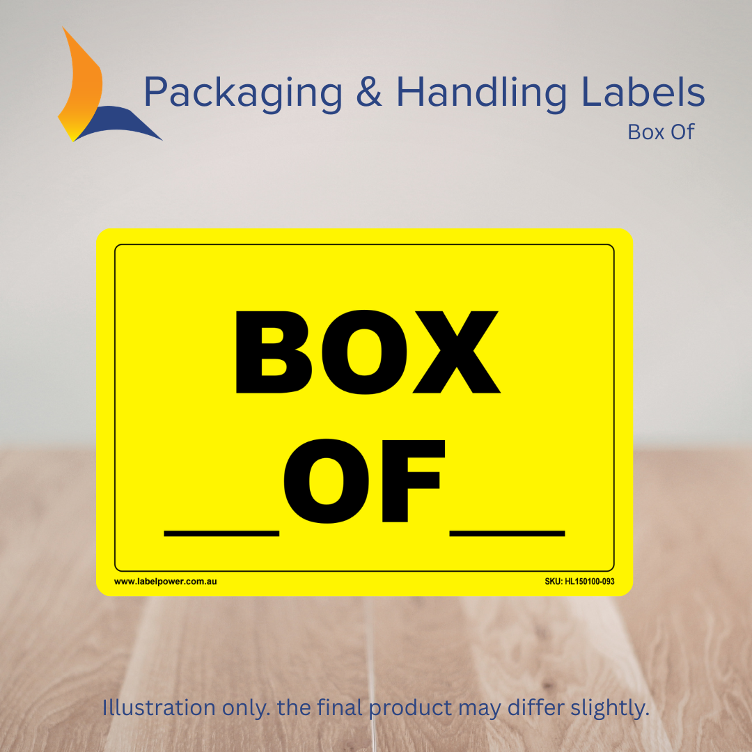 150mm x 100mm Box Of Labels – 500 Per Roll (Multiple Colours)
