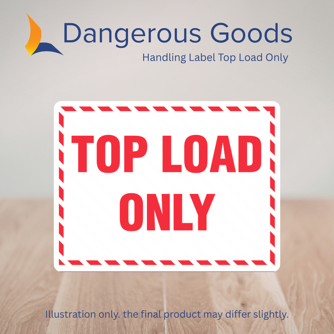 Handling Label Top Load Only