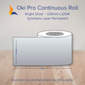 125mm x 120M Bright Silver Syn Laser Perm
