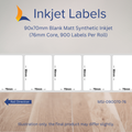 90x70mm Blank Inkjet Labels
