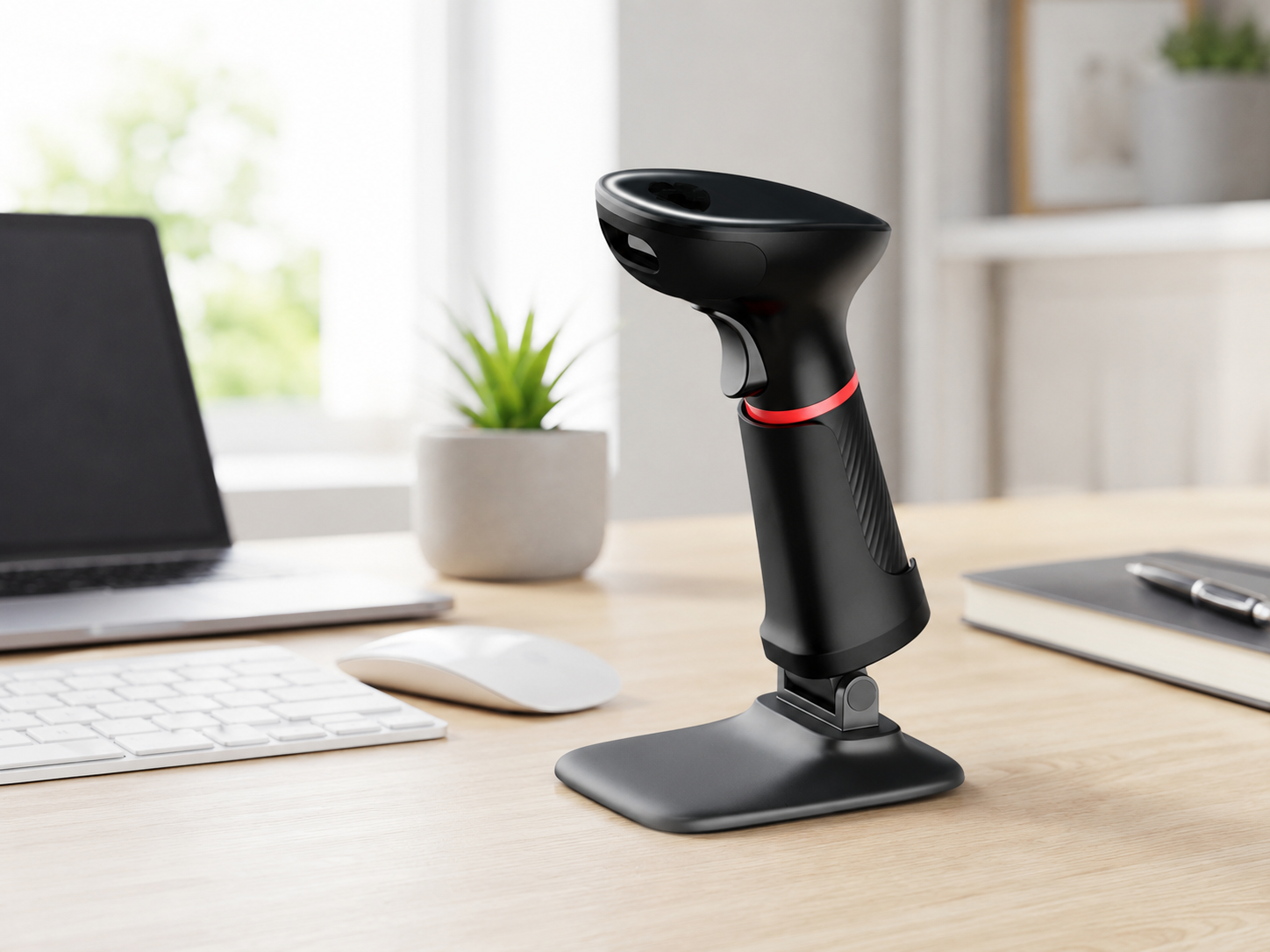 Nexa ZED 2951 Cordless Bluetooth 2D Barcode Scanner with Cradle